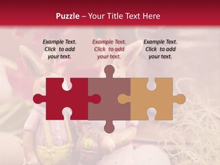 Easter Egg Bright Wood PowerPoint Template