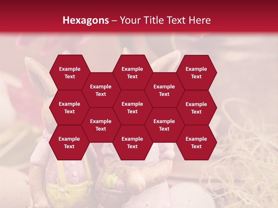 Easter Egg Bright Wood PowerPoint Template