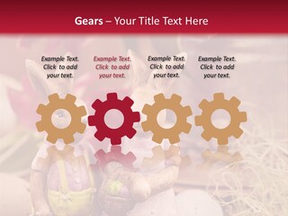 Easter Egg Bright Wood PowerPoint Template