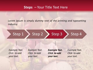 Easter Egg Bright Wood PowerPoint Template