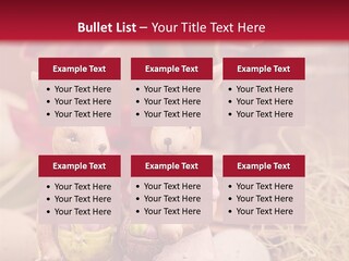 Easter Egg Bright Wood PowerPoint Template