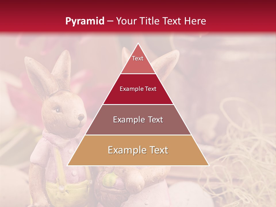 Easter Egg Bright Wood PowerPoint Template