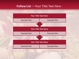 Easter Egg Bright Wood PowerPoint Template