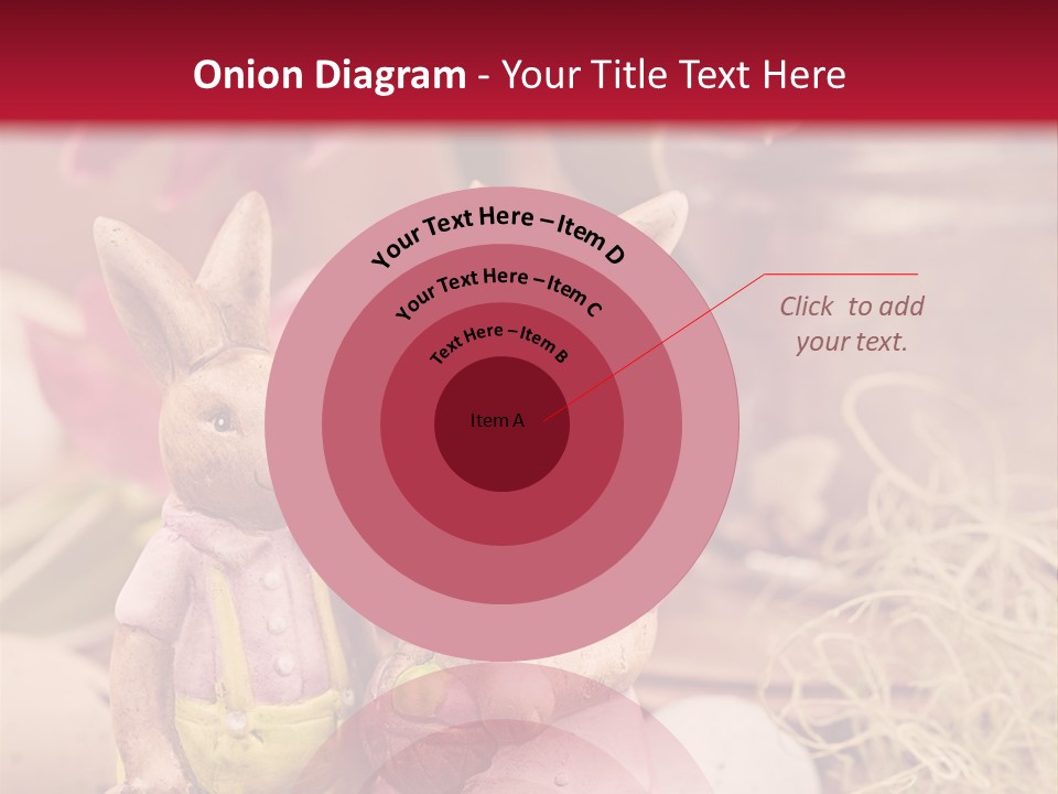 Easter Egg Bright Wood PowerPoint Template