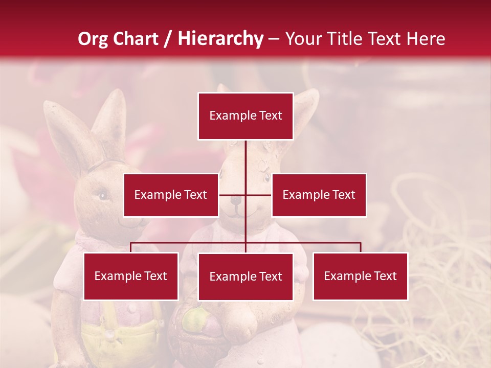 Easter Egg Bright Wood PowerPoint Template