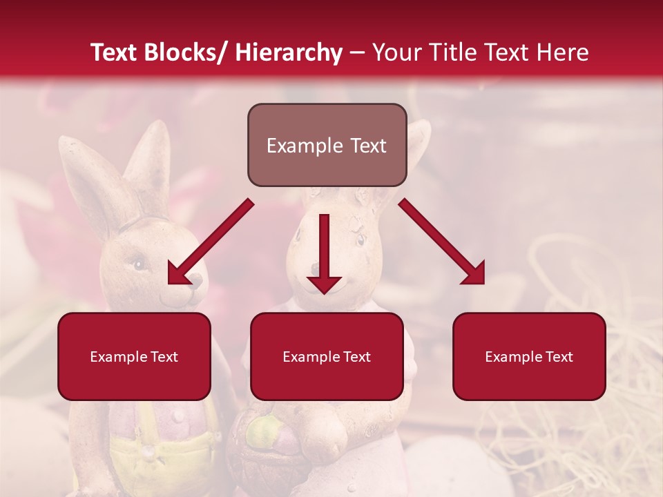 Easter Egg Bright Wood PowerPoint Template