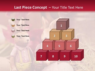 Easter Egg Bright Wood PowerPoint Template