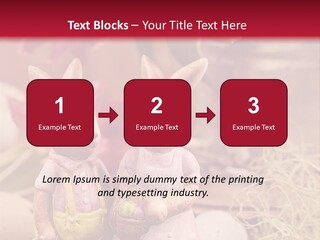 Easter Egg Bright Wood PowerPoint Template