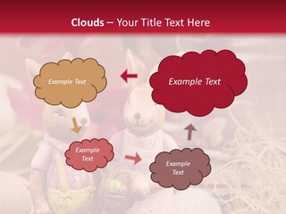 Easter Egg Bright Wood PowerPoint Template