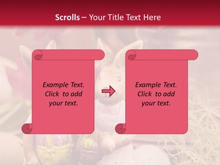 Easter Egg Bright Wood PowerPoint Template