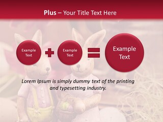 Easter Egg Bright Wood PowerPoint Template