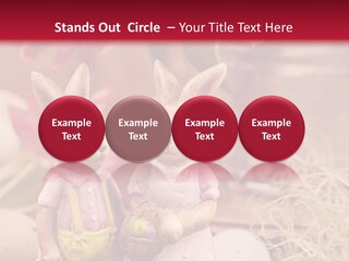 Easter Egg Bright Wood PowerPoint Template