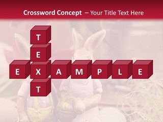 Easter Egg Bright Wood PowerPoint Template