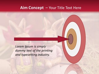 Easter Egg Bright Wood PowerPoint Template