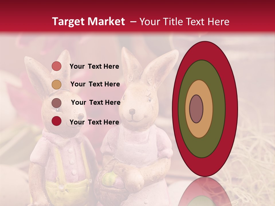 Easter Egg Bright Wood PowerPoint Template