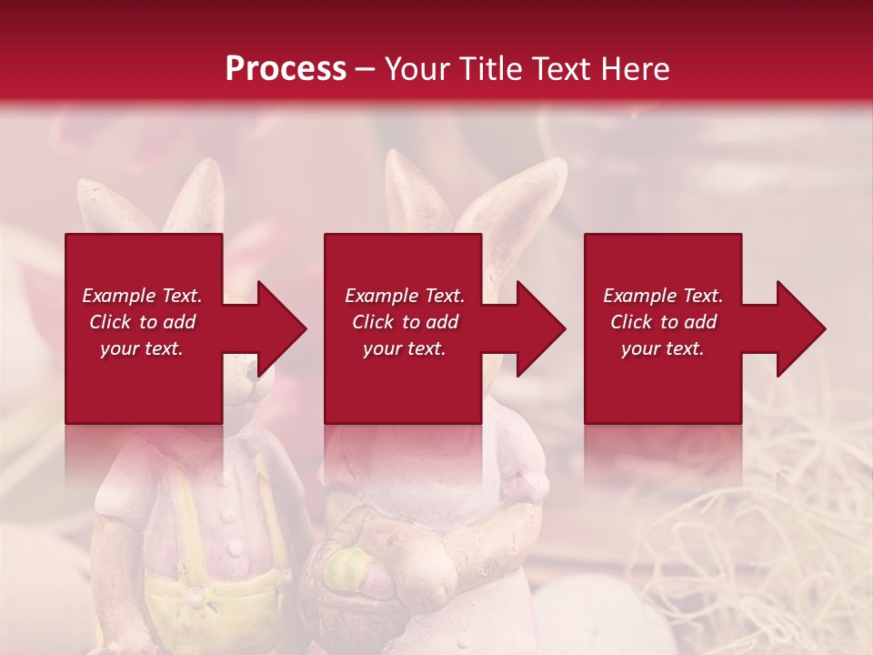 Easter Egg Bright Wood PowerPoint Template