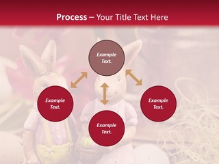 Easter Egg Bright Wood PowerPoint Template