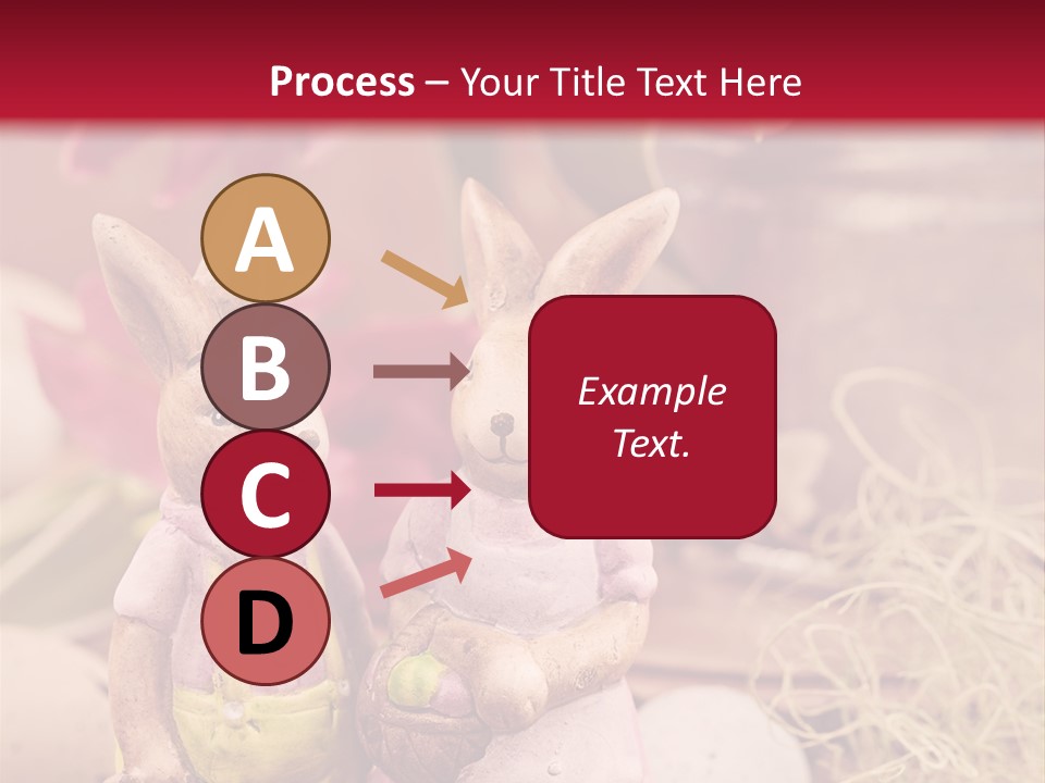 Easter Egg Bright Wood PowerPoint Template