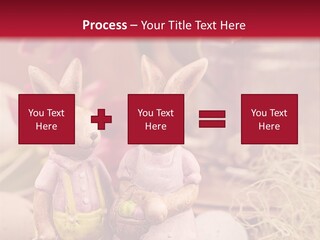 Easter Egg Bright Wood PowerPoint Template