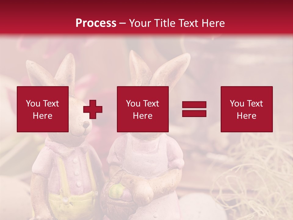 Easter Egg Bright Wood PowerPoint Template