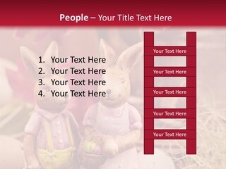 Easter Egg Bright Wood PowerPoint Template