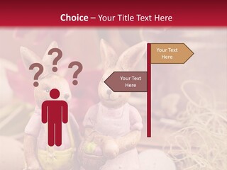 Easter Egg Bright Wood PowerPoint Template