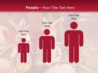 Easter Egg Bright Wood PowerPoint Template