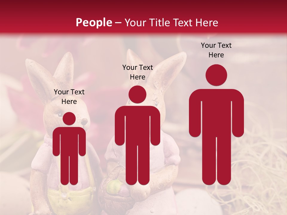 Easter Egg Bright Wood PowerPoint Template