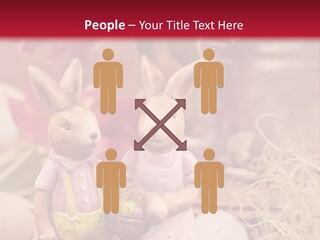 Easter Egg Bright Wood PowerPoint Template