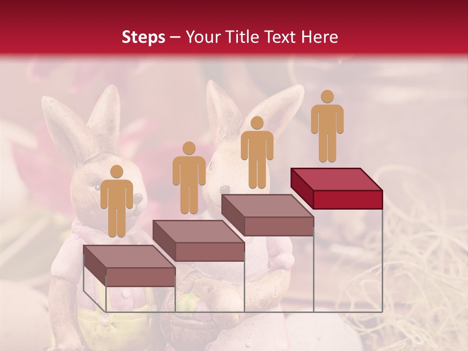 Easter Egg Bright Wood PowerPoint Template