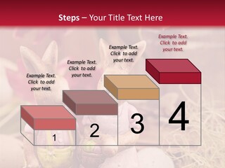 Easter Egg Bright Wood PowerPoint Template