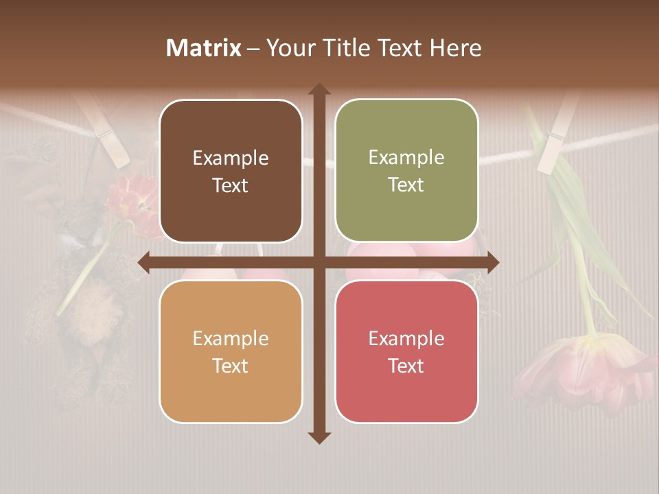 Egg Pink Hare PowerPoint Template