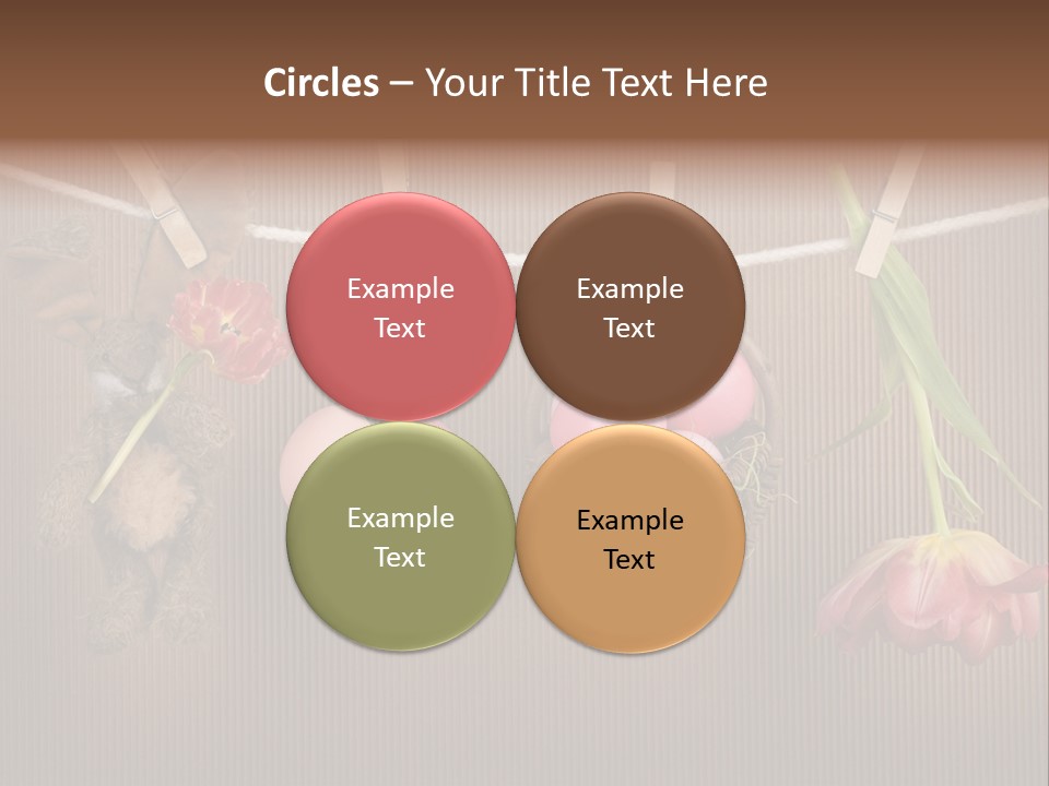 Egg Pink Hare PowerPoint Template