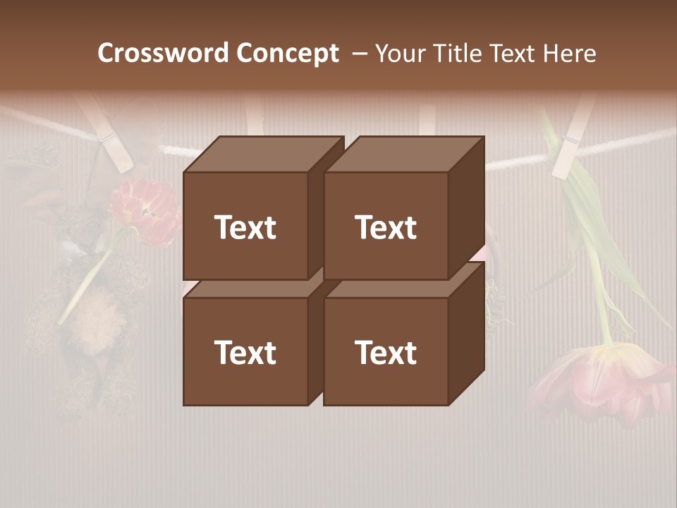 Egg Pink Hare PowerPoint Template