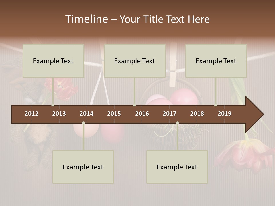 Egg Pink Hare PowerPoint Template