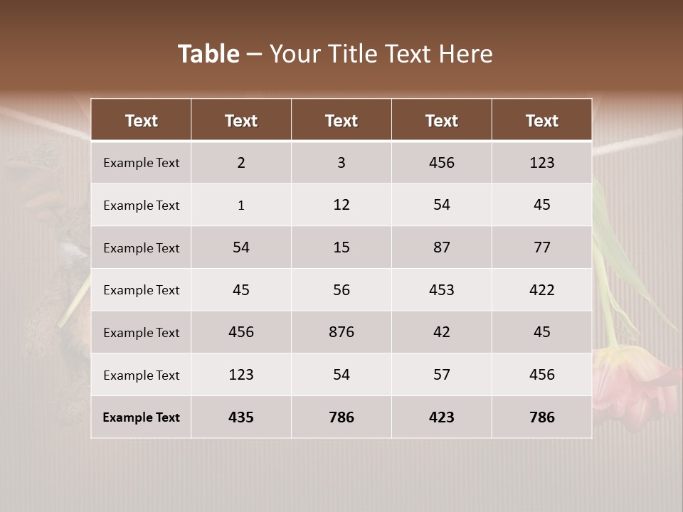 Egg Pink Hare PowerPoint Template