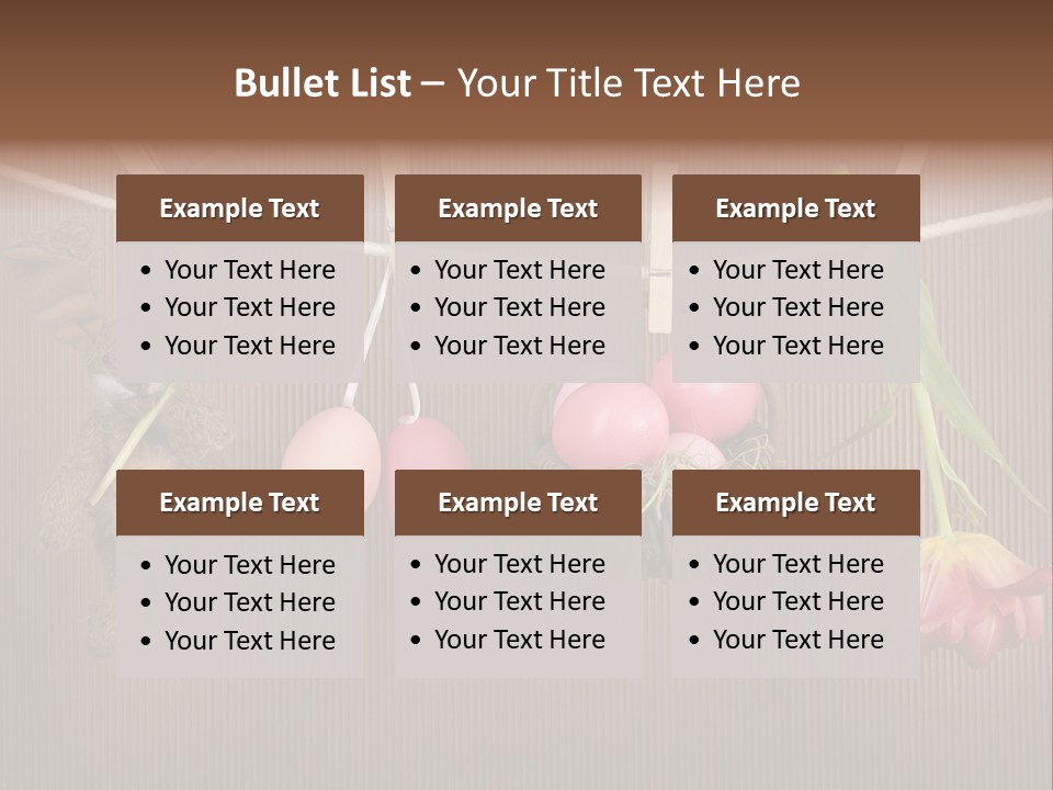 Egg Pink Hare PowerPoint Template