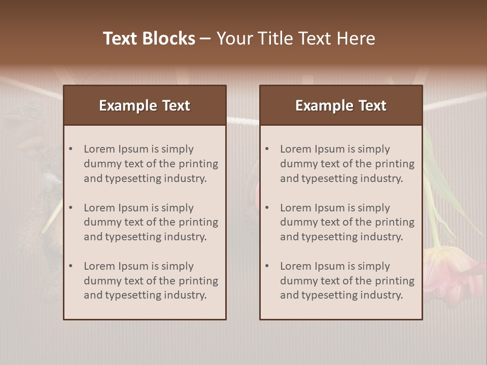 Egg Pink Hare PowerPoint Template