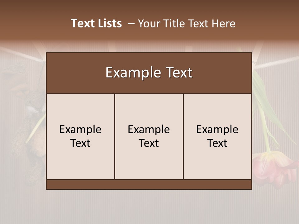 Egg Pink Hare PowerPoint Template