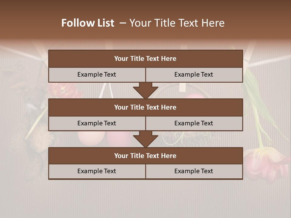 Egg Pink Hare PowerPoint Template