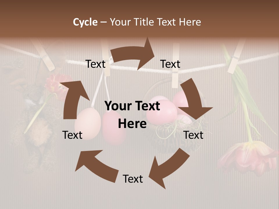 Egg Pink Hare PowerPoint Template