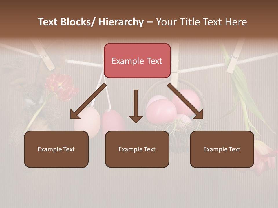 Egg Pink Hare PowerPoint Template