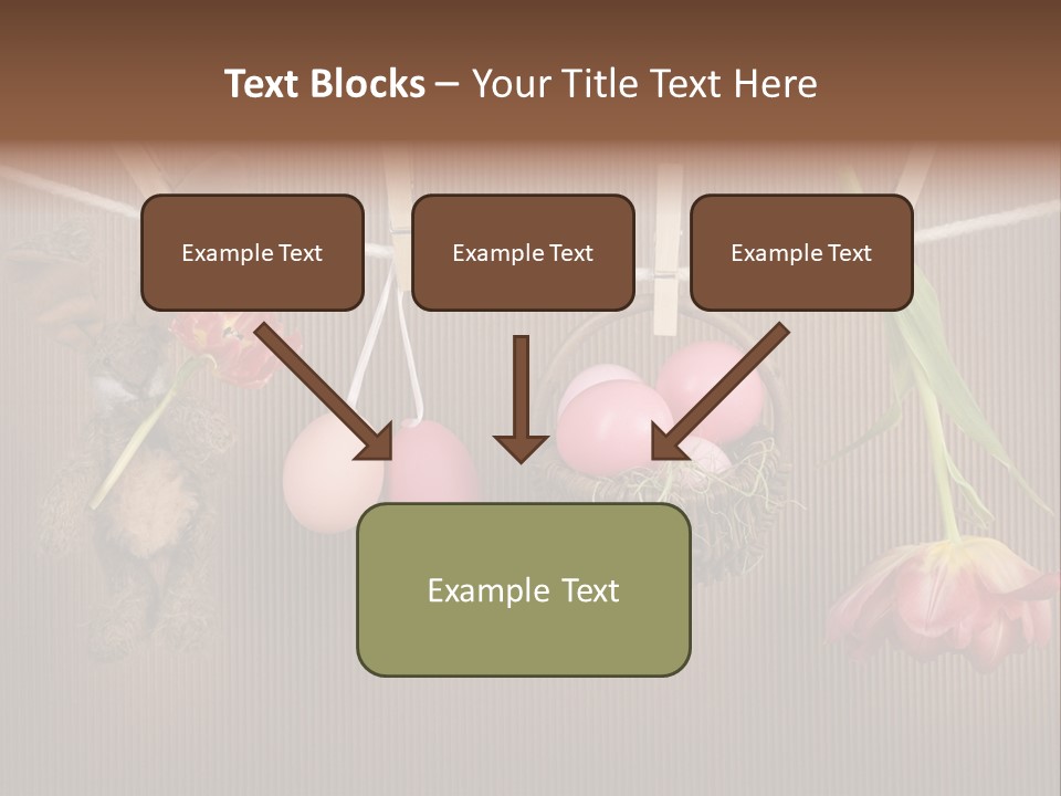 Egg Pink Hare PowerPoint Template