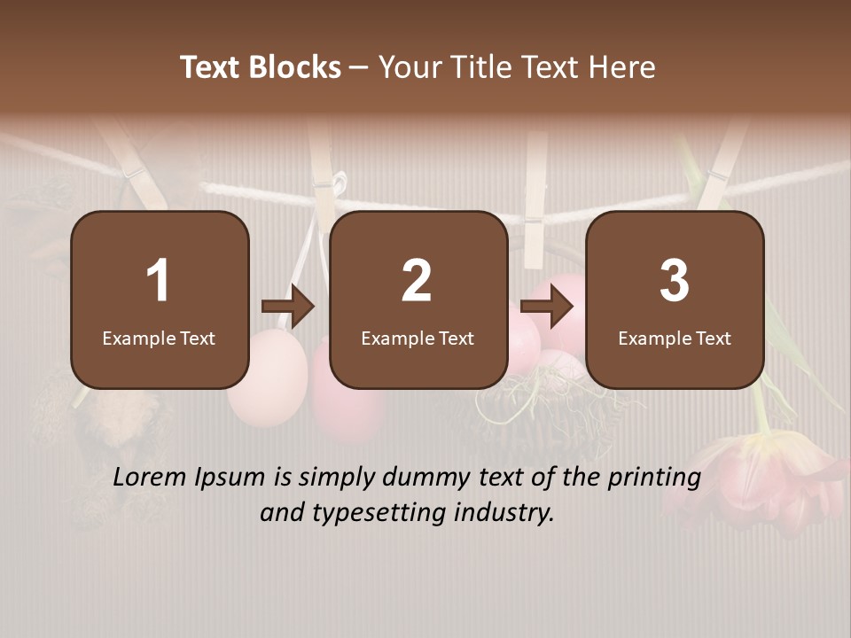 Egg Pink Hare PowerPoint Template