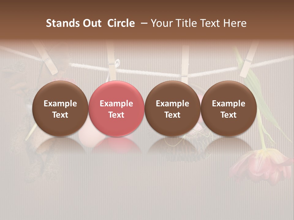 Egg Pink Hare PowerPoint Template