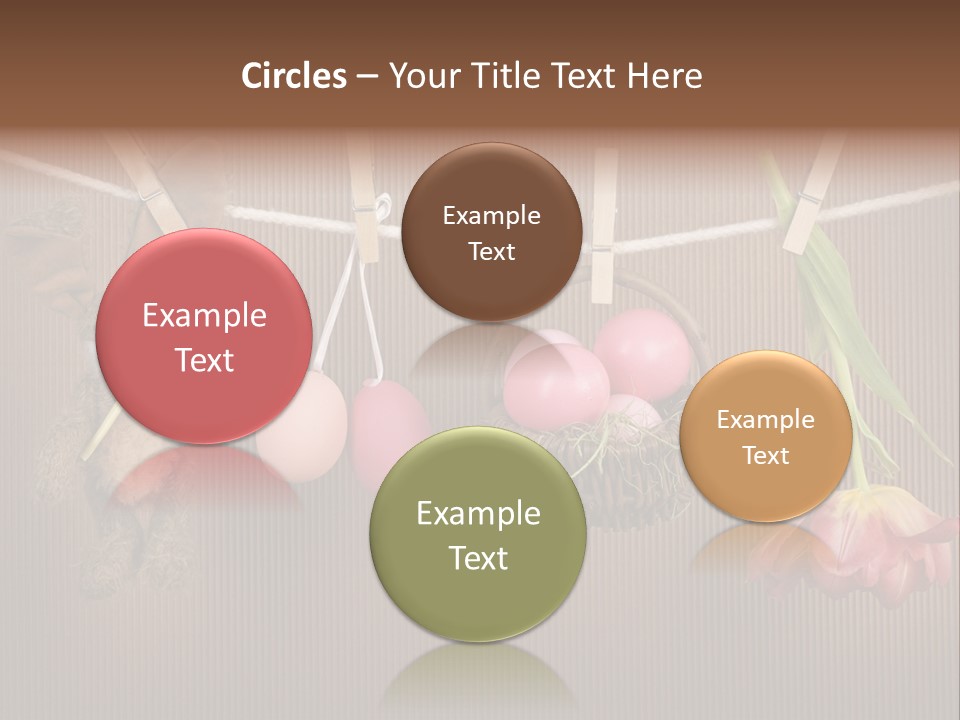 Egg Pink Hare PowerPoint Template