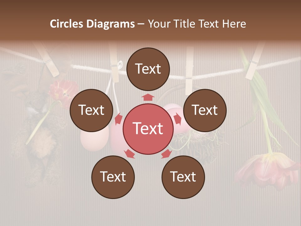 Egg Pink Hare PowerPoint Template