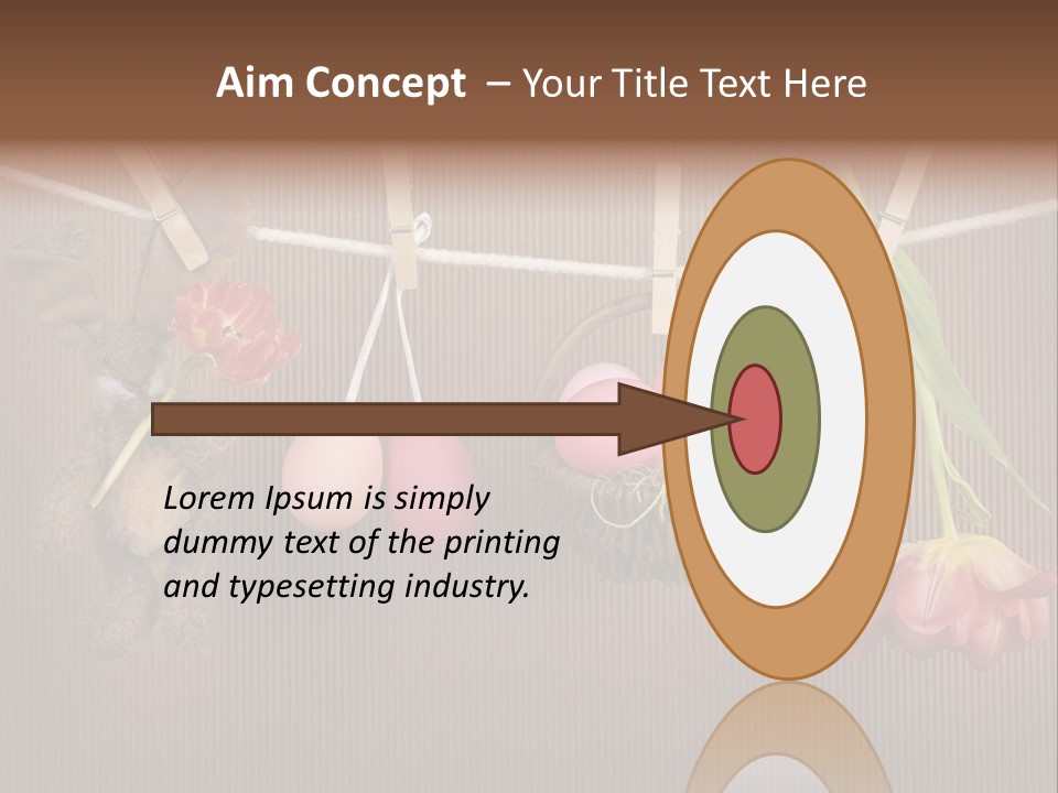 Egg Pink Hare PowerPoint Template