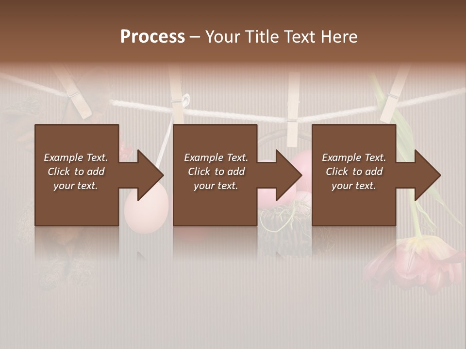 Egg Pink Hare PowerPoint Template