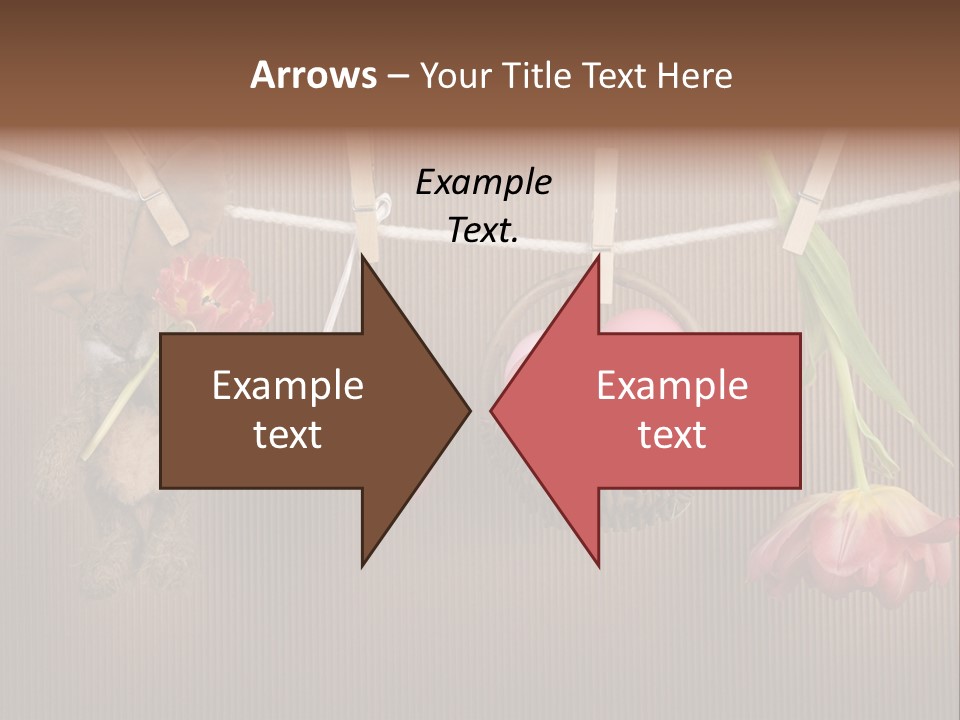 Egg Pink Hare PowerPoint Template